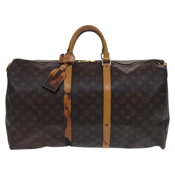 LOUIS VUITTON Monogram Keepall 55 Boston Bag M41424 - Picture 2 of 16